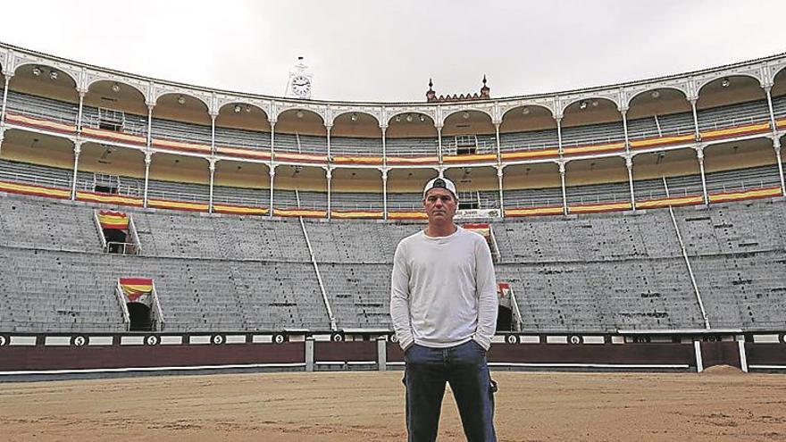 Frank Cuesta, con los toros