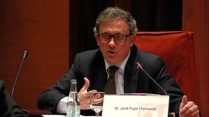 Jordi Pujol Ferrusola en la seva compareixença al Parlament català