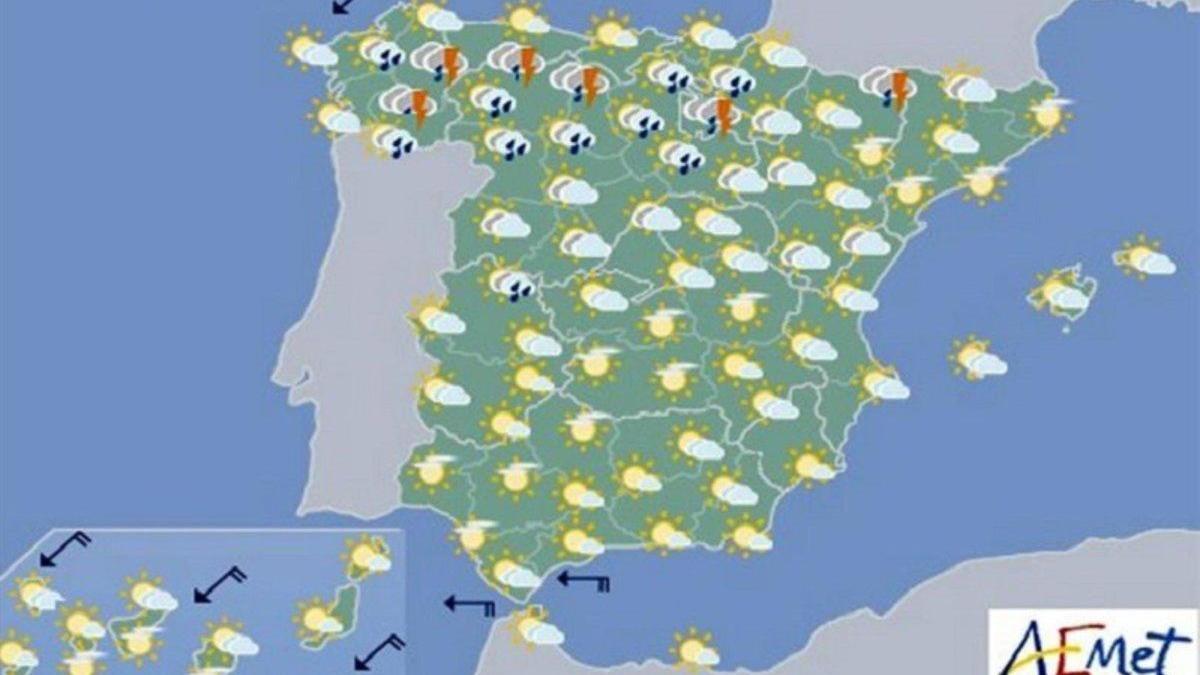 Aemet: Pronóstico del tiempo en toda España hoy viernes 2 de octubre de 2020