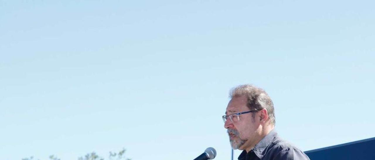 Dani García de la Cuesta, durante su charla en el Jardín Botánico.