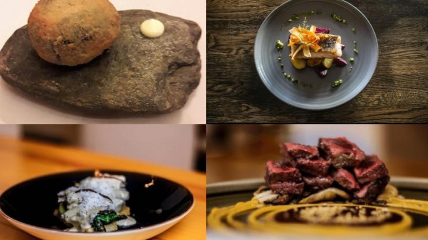 Platos de los tres nuevos restaurantes Bib Gourmand de la provincia de Alicante