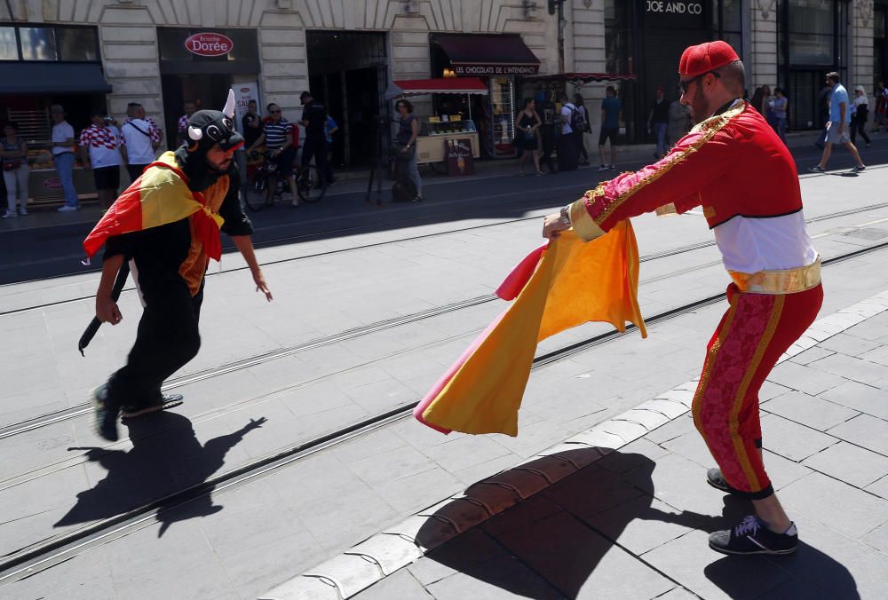 Eurocopa 2016: Los aficionados españoles toman las gradas