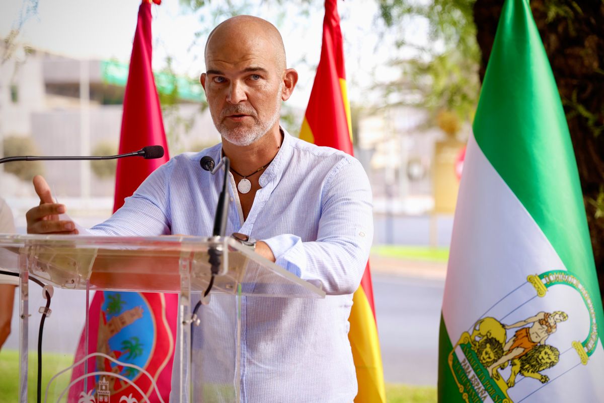 Inauguración de la Glorieta Juan García Díaz 'Juanín'