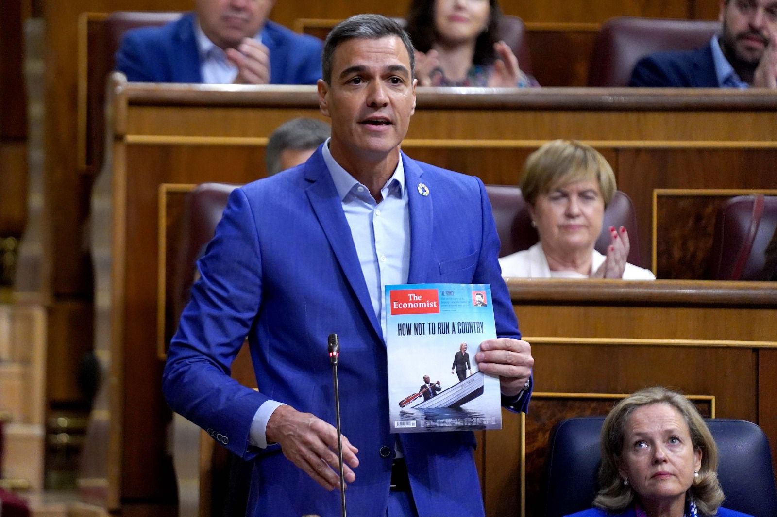 Pedro Sánchez, en el Congreso de los Diputados. David Castro