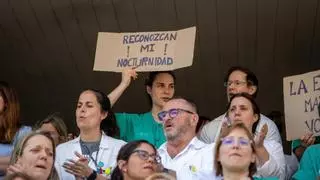 Los médicos de Aragón secundan una nueva huelga nacional que suma 800 pacientes semanales a las listas de espera