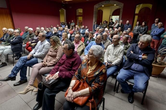 14/04/2018 LAS PALMAS DE GRAN CANARIA. Presentación del libro "Desde la coherencia" de Antonio Aguado en la Fundación Juan Negrín. FOTO: J.PÉREZ CURBELO