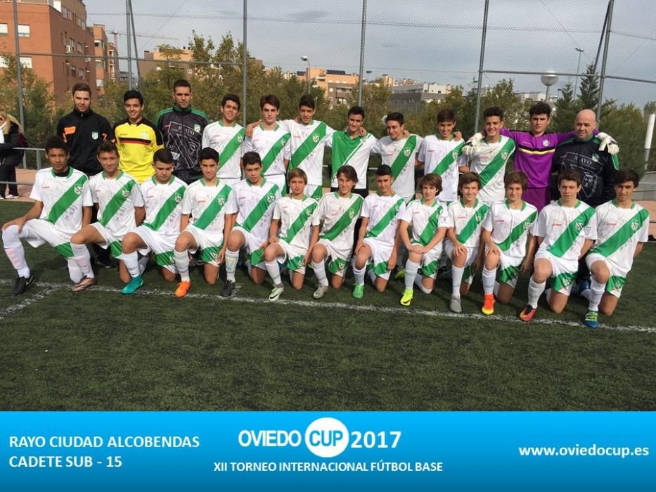 Algunos de los equipos que participan en la Oviedo Cup