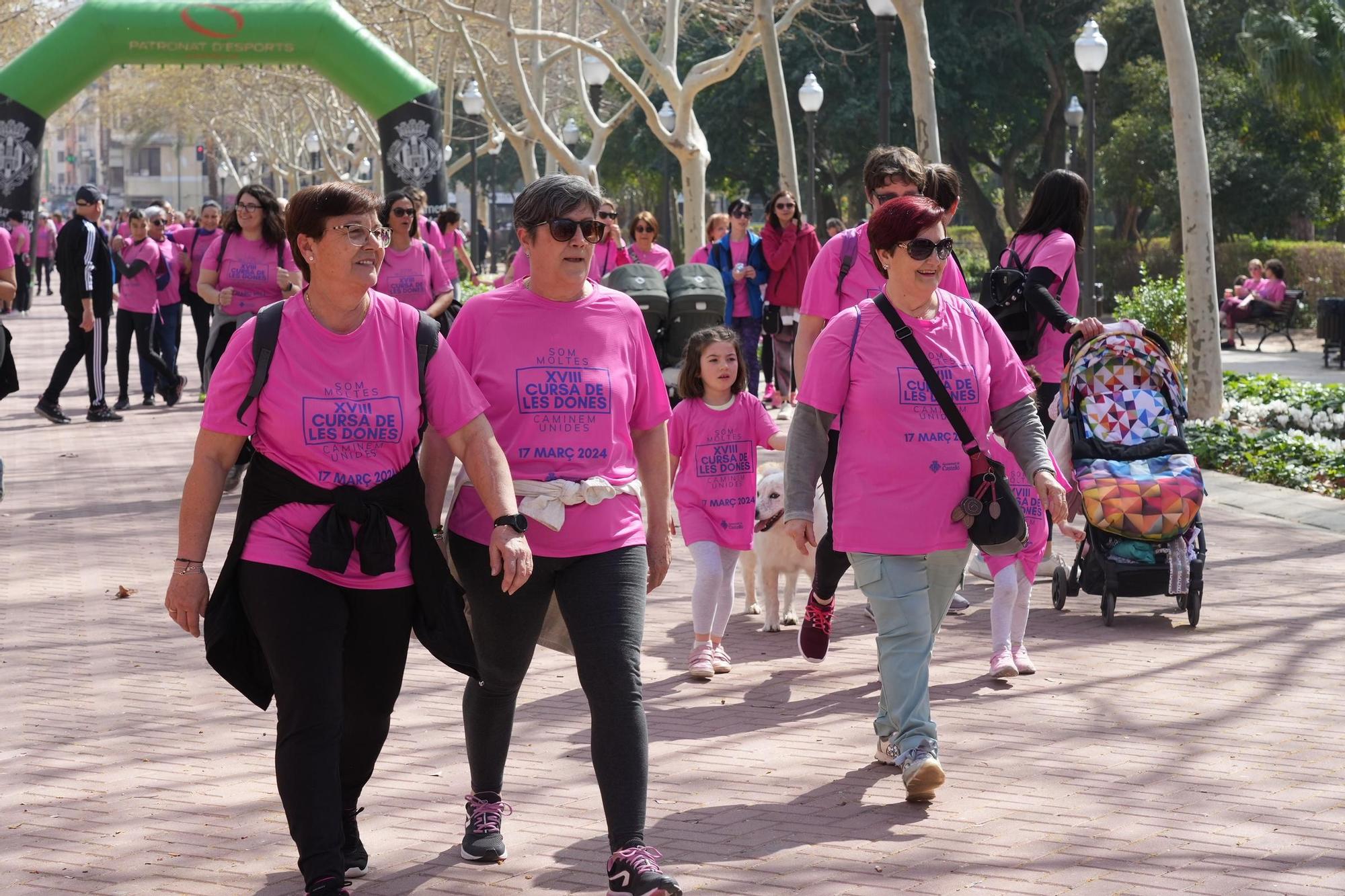 Todas las imágenes de la XVIII 'Cursa de les Dones' de Castelló