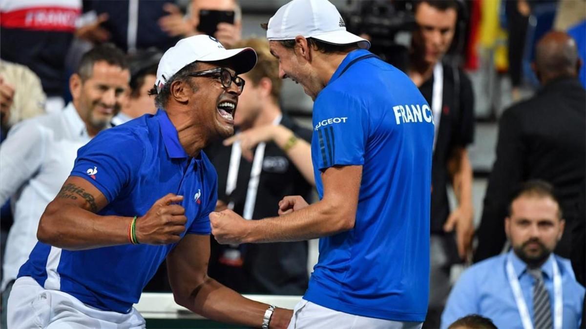 Noah celebrando el triunfo de Pouille