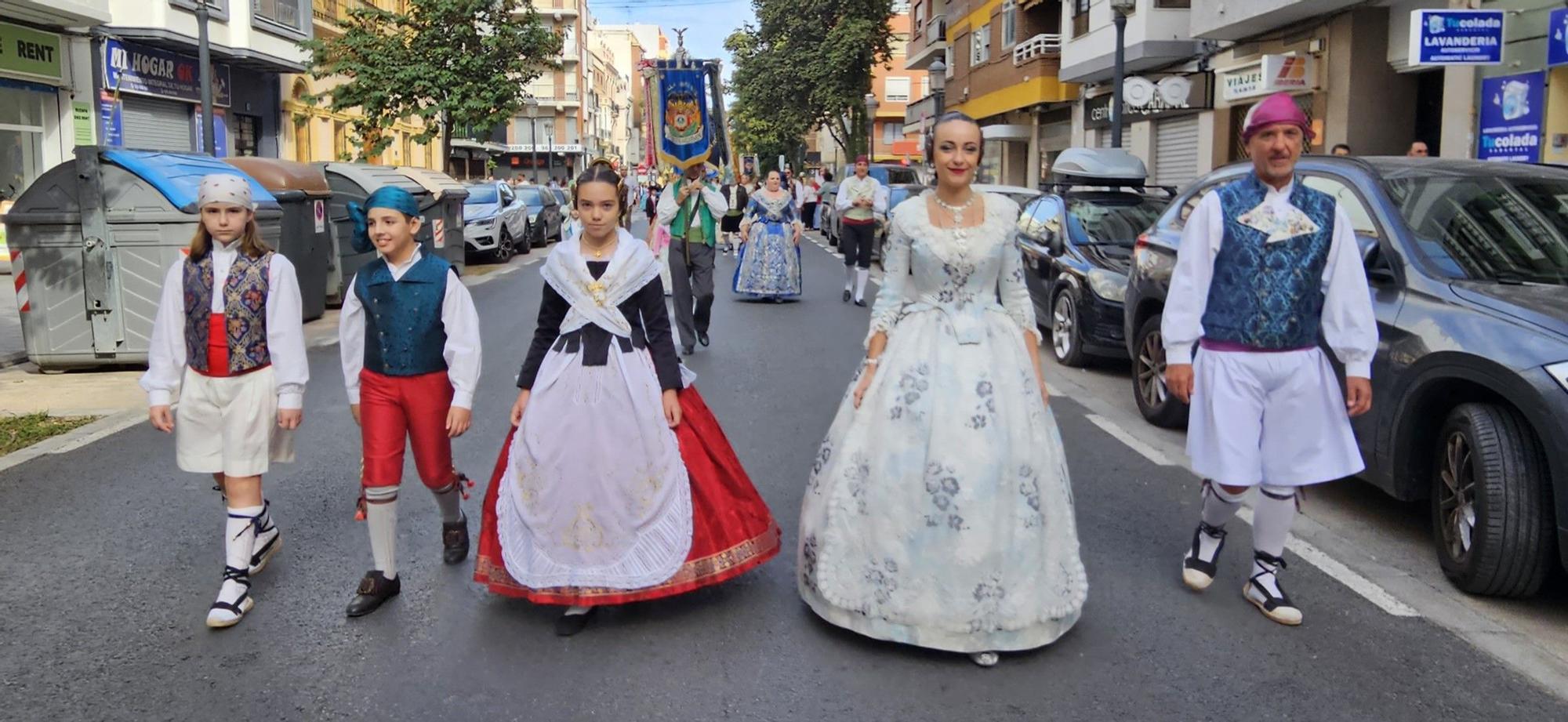 Las comisiones el Marítim, protagonistas en el Homenaje a la Senyera