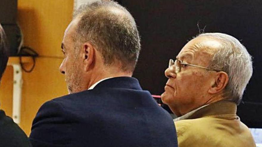 Imagen de archivo de Miguel Zerolo (izq) e Ignacio González durante el juicio por el caso Las Teresitas.