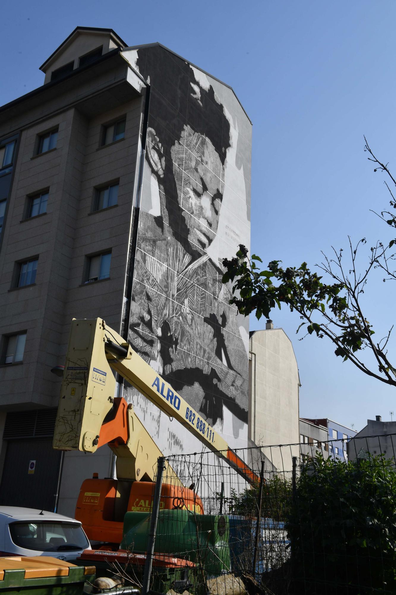 Las creaciones del V Cromático Mural Fest en Cambre