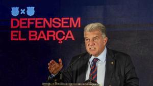 Laporta dispara contra l’oposició i enemics difusos