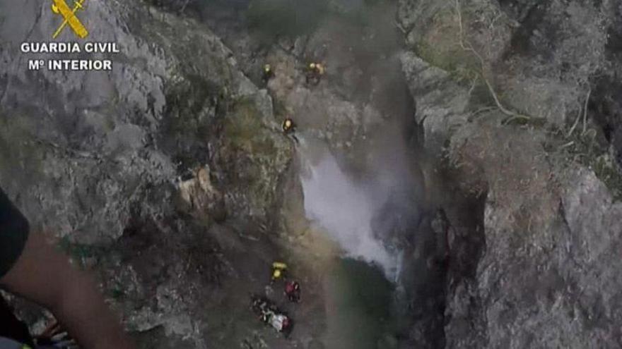 Así ha rescatado la Guardia Civil a una mujer herida en un torrente de Mallorca