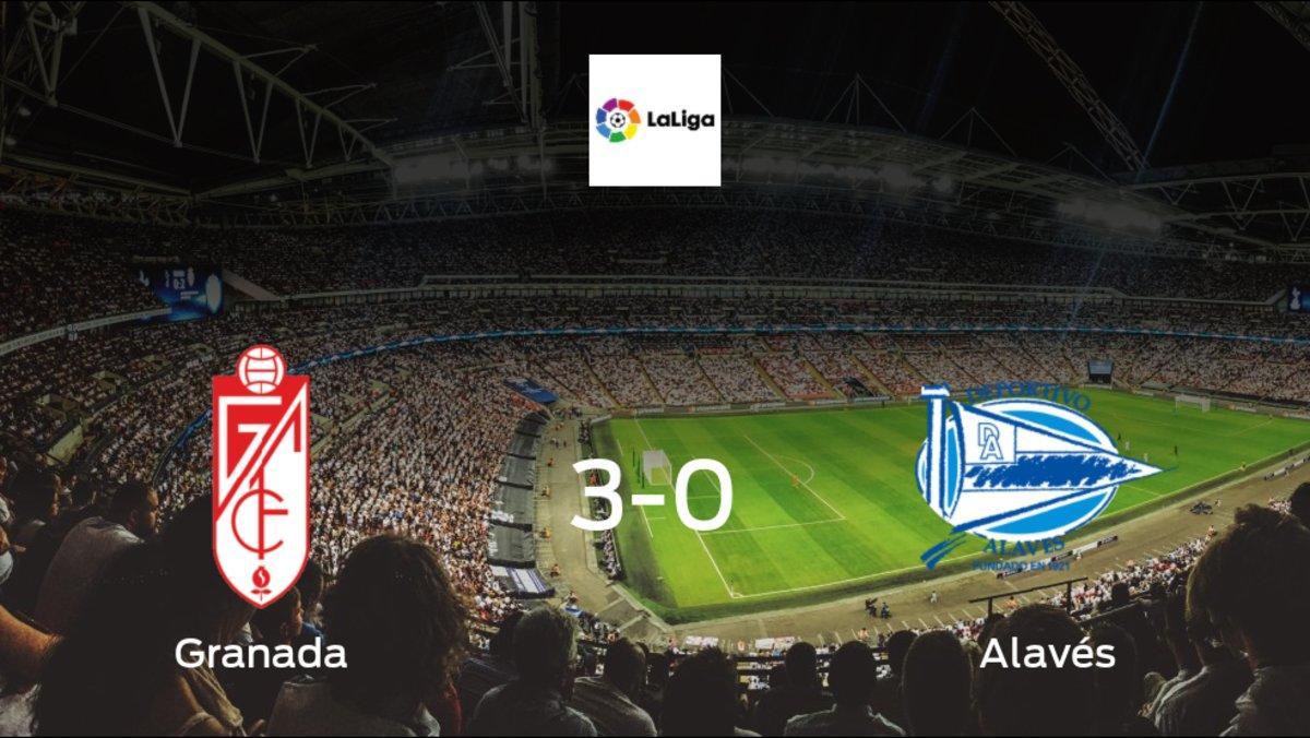 Granada ease to victory over Alavés with a 3-0 at Los Carmenes