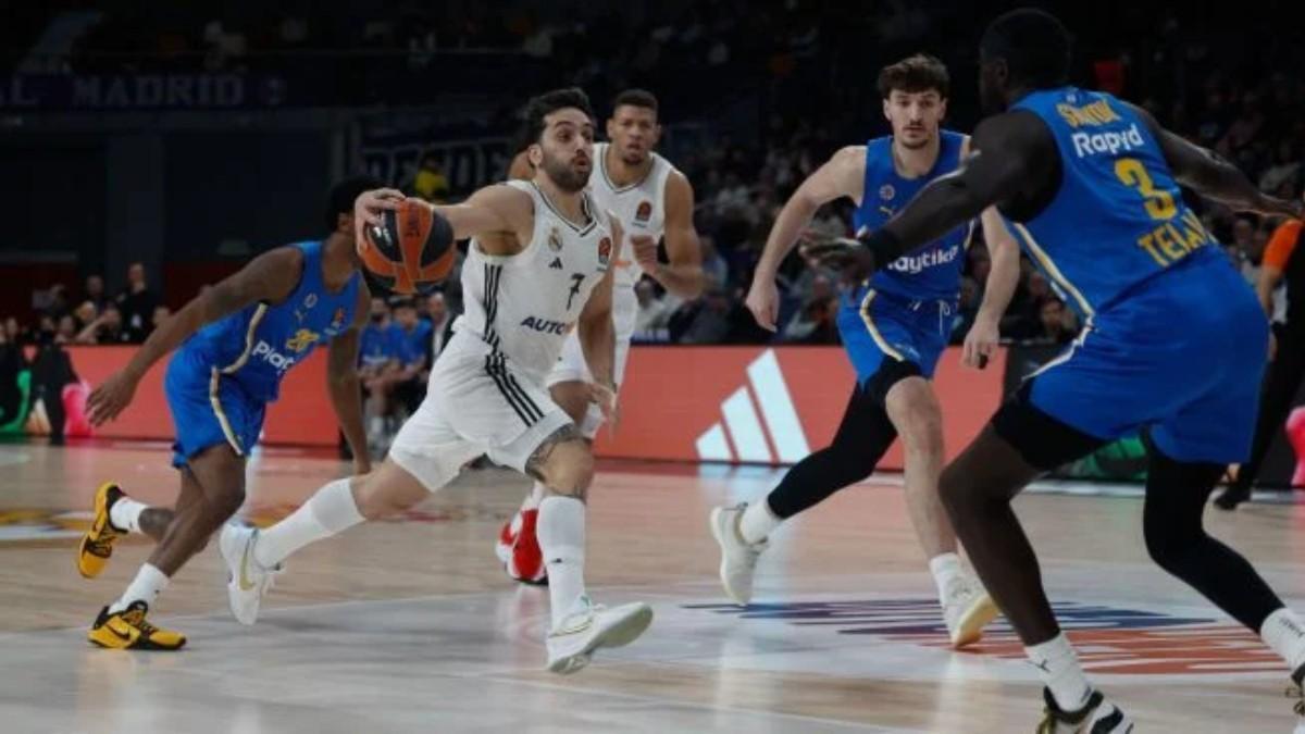 Imagen del Madrid-Maccabi de la pasada temporada.