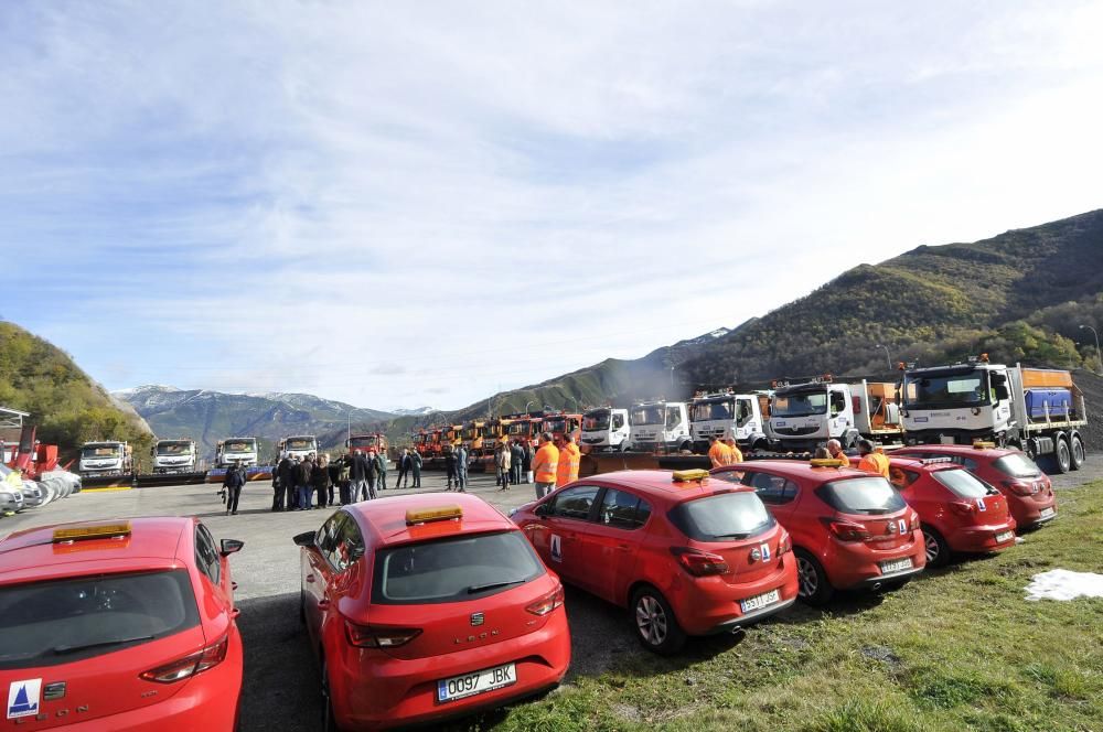 Presentación de la campaña invernal en la autopista Huerna