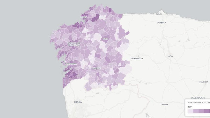 Las mareas atlánticas se consolidan y avanzan hacia las comarcas de interior