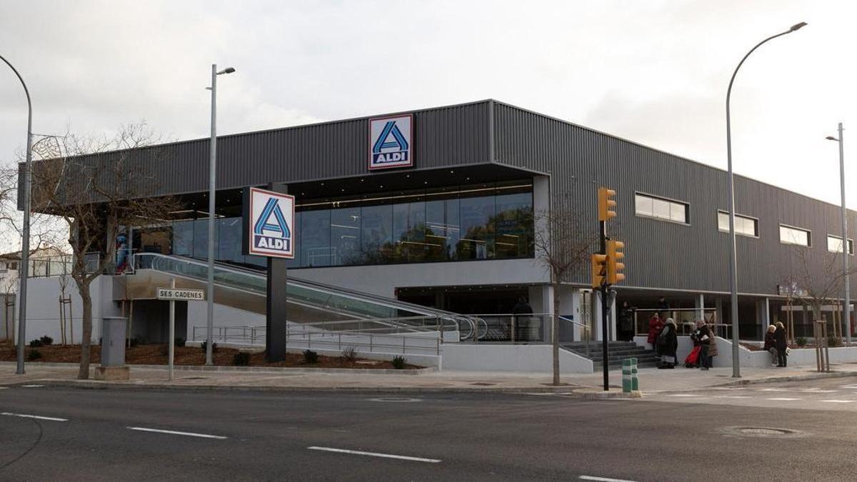 Un supermercado Aldi de Palma
