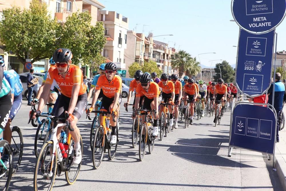 Primera etapa de la Vuelta Ciclista Murcia 2020: Llegada a Caravaca