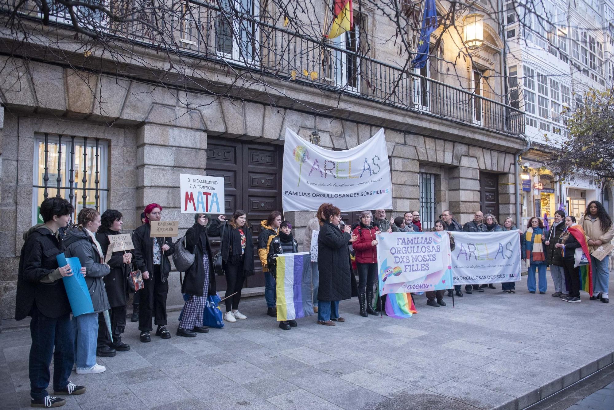 Concentración de Arelas en A Coruña