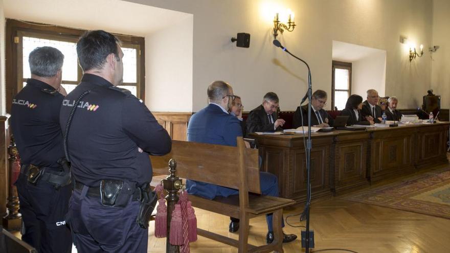 Una de las sesiones del juicio seguido en en la Audiencia de Ávila por la muerte de Mónica Berlanas.