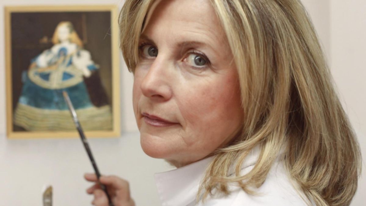 La pintora Amalia Navarro