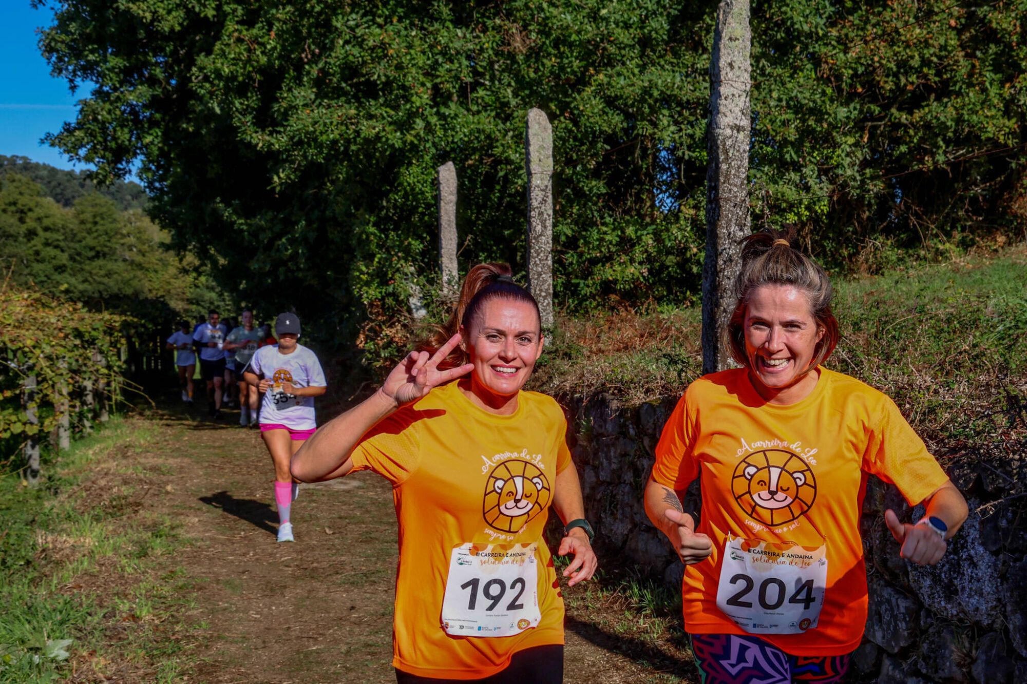 Andaina y carrera solidaria por niños como Leo Diz