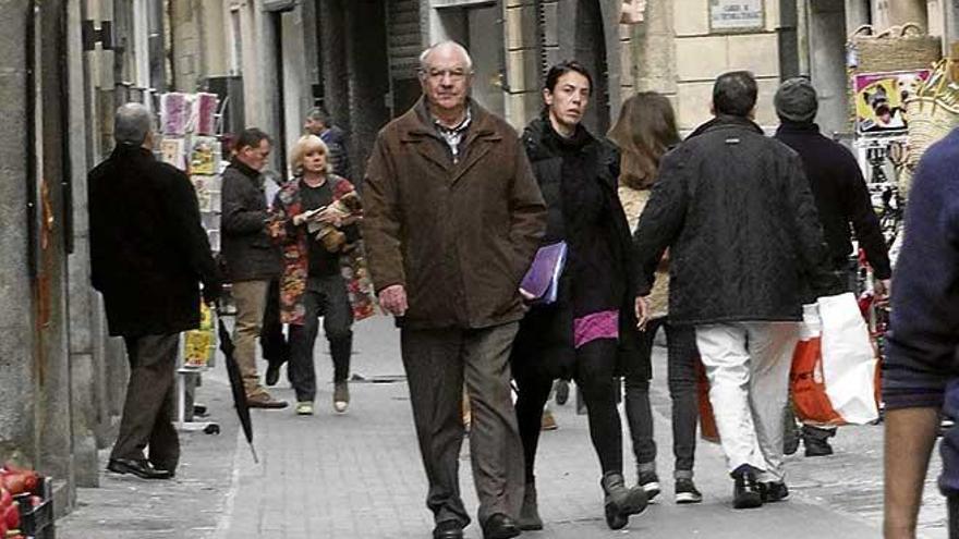 Una imagen de la calle de sa Lluna de Sóller.