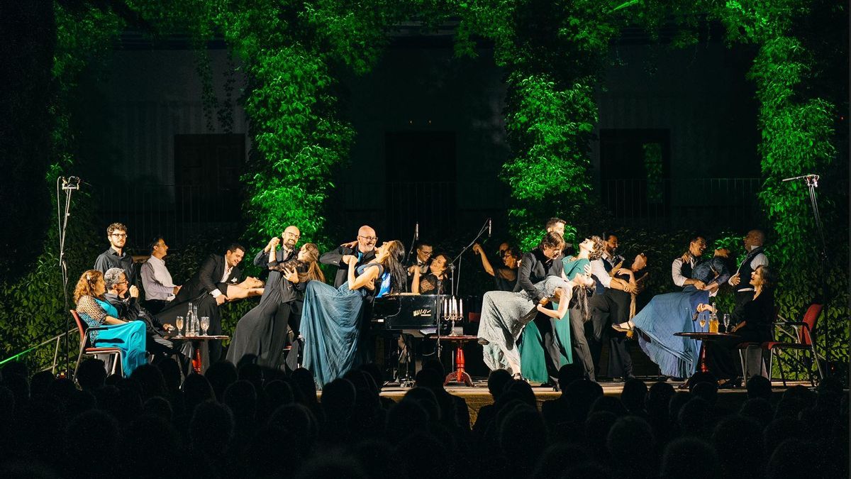Un moment del concert de dijous a Món Sant Benet