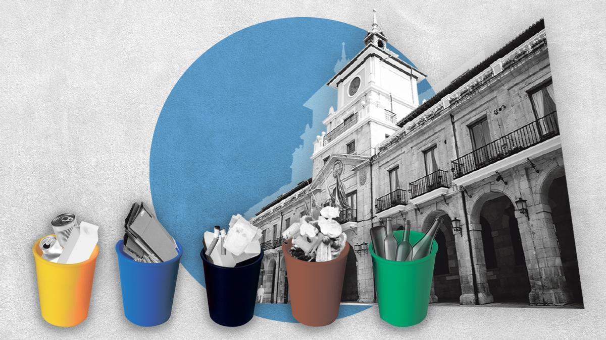 Oviedo recupera el cubo negro de la basura a diario para mejorar el reciclaje y el vidrio se recogerá tres días a la semana