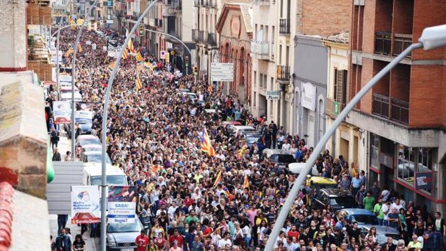 Resum de la manifestació històrica del 3 d'octubre