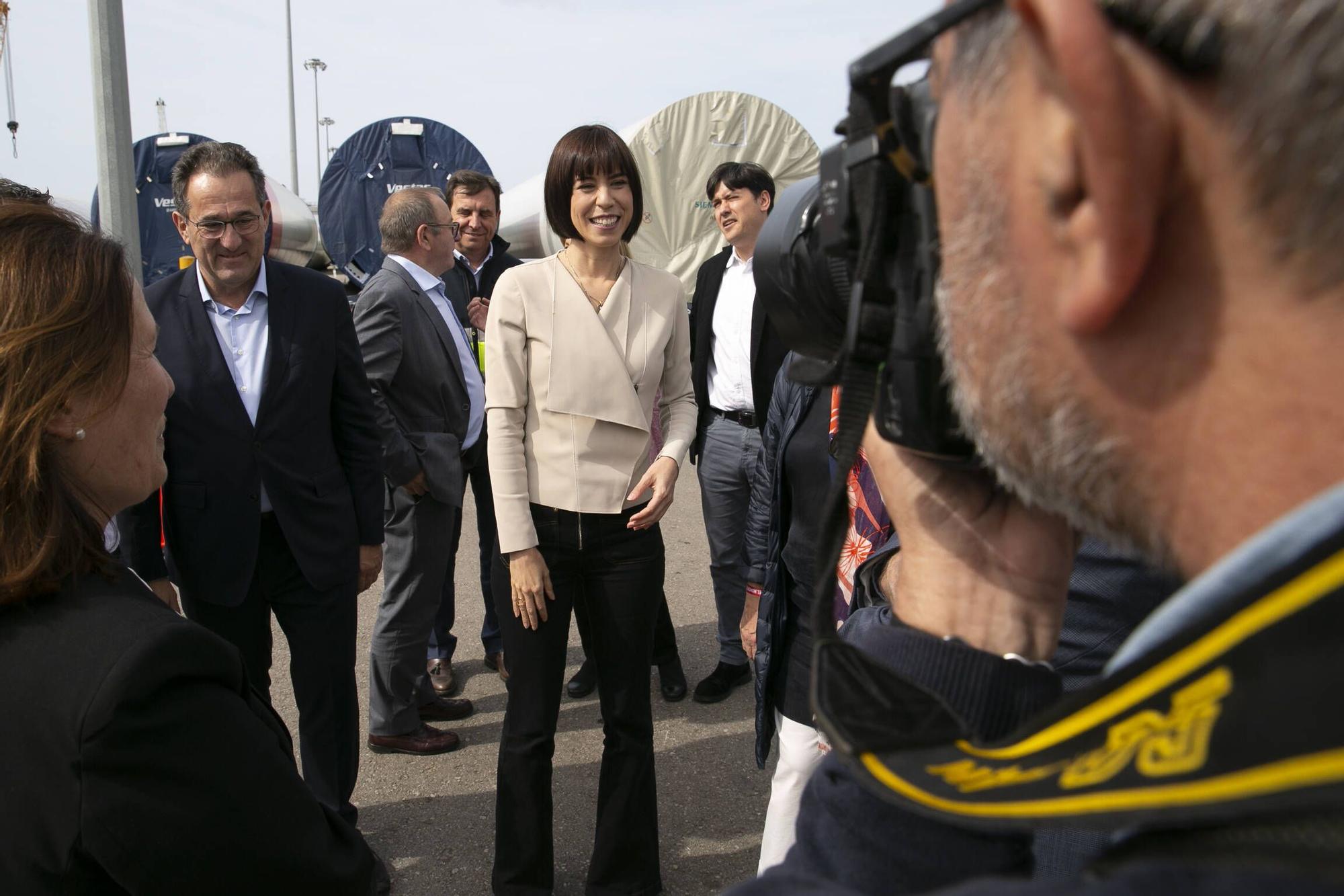 EN IMÁGENES: La visita de la ministra de Ciencia a Avilés