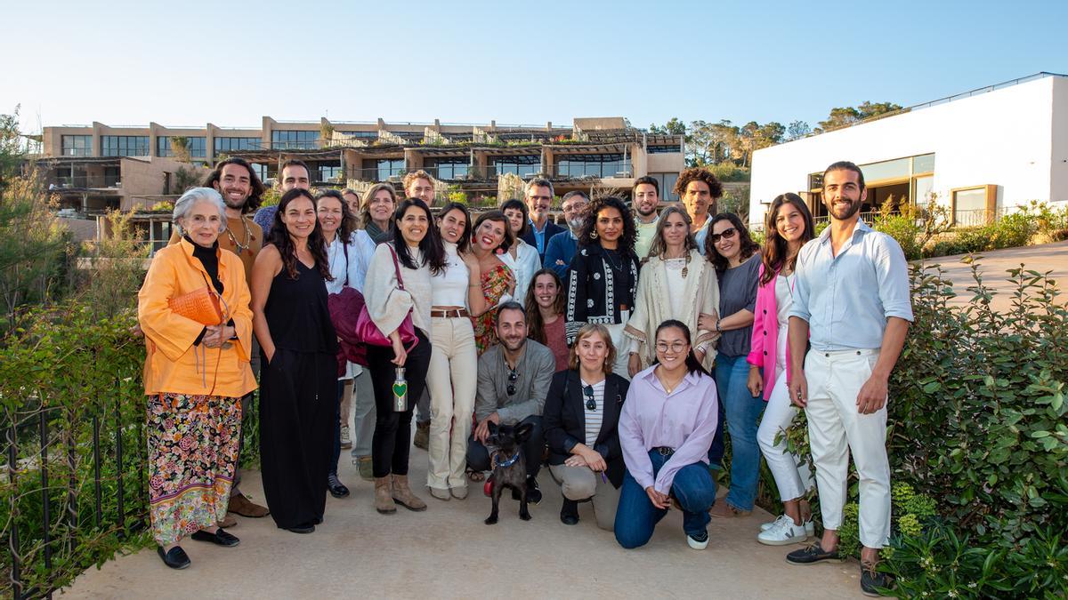 Representantes de los proyectos seleccionados por el Fondo de Sostenibilidad de Six Senses Ibiza