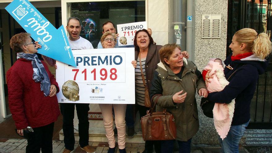 El pasado año, el Gordo fue vendido en el barrio de la Luz de Málaga capital.