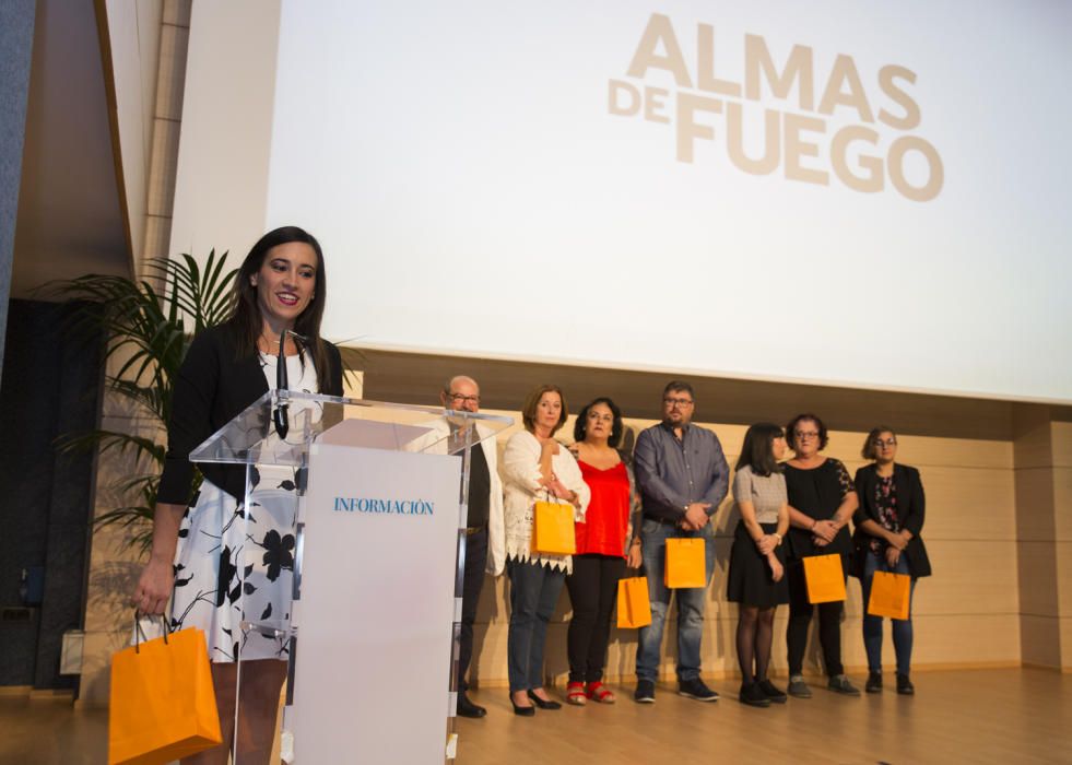 Presentación del documental "Almas de fuego" en el Club Información