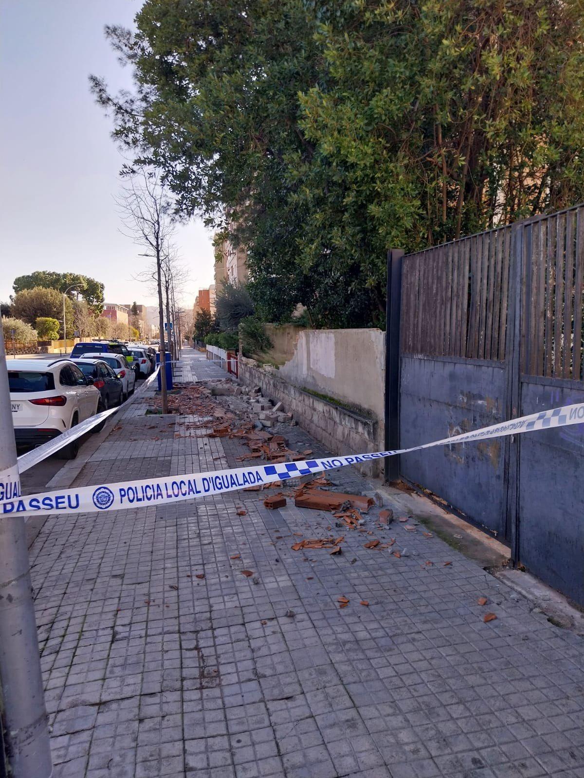 Tasques de neteja després de la ventada