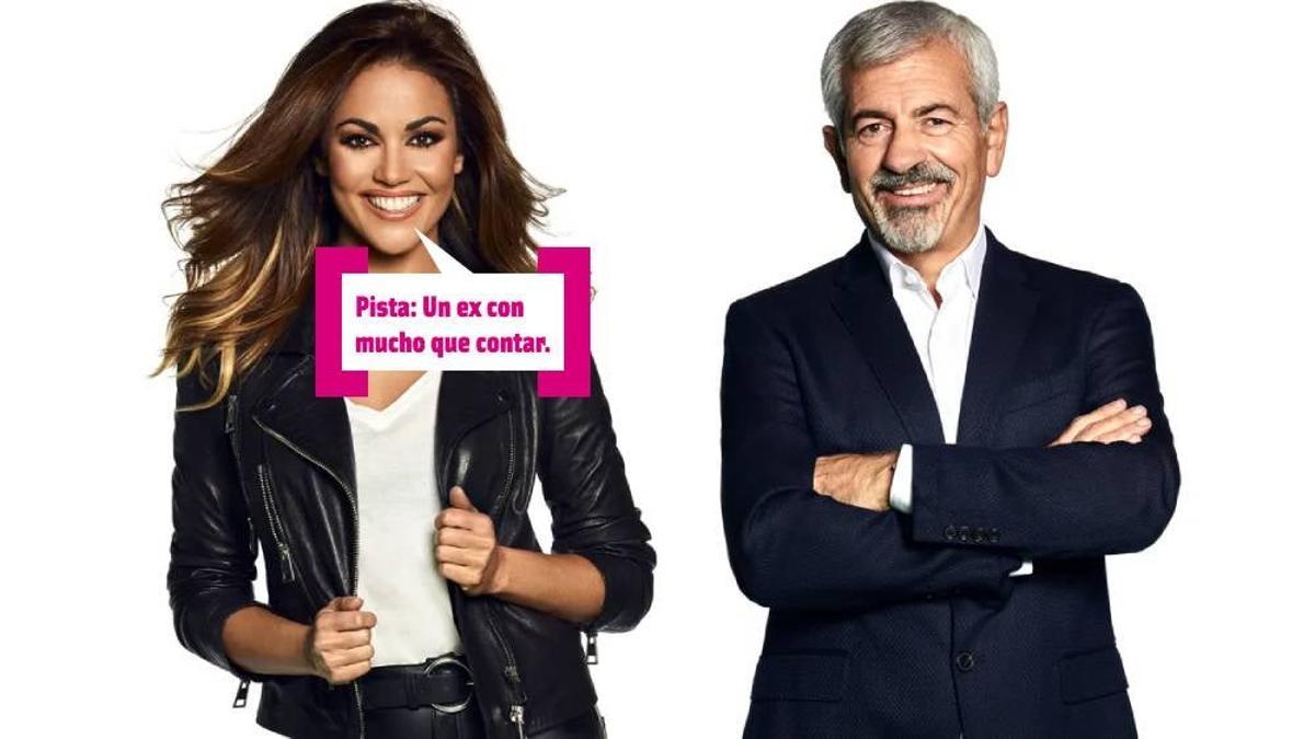 Lara Álvarez y Carlos Sobera en 'Pesadilla en el paraíso', reality show de Telecinco