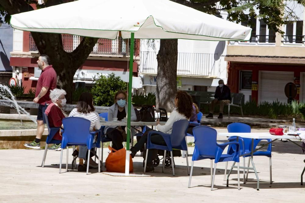 Abren las terrazas de Xàtiva i Ontinyent