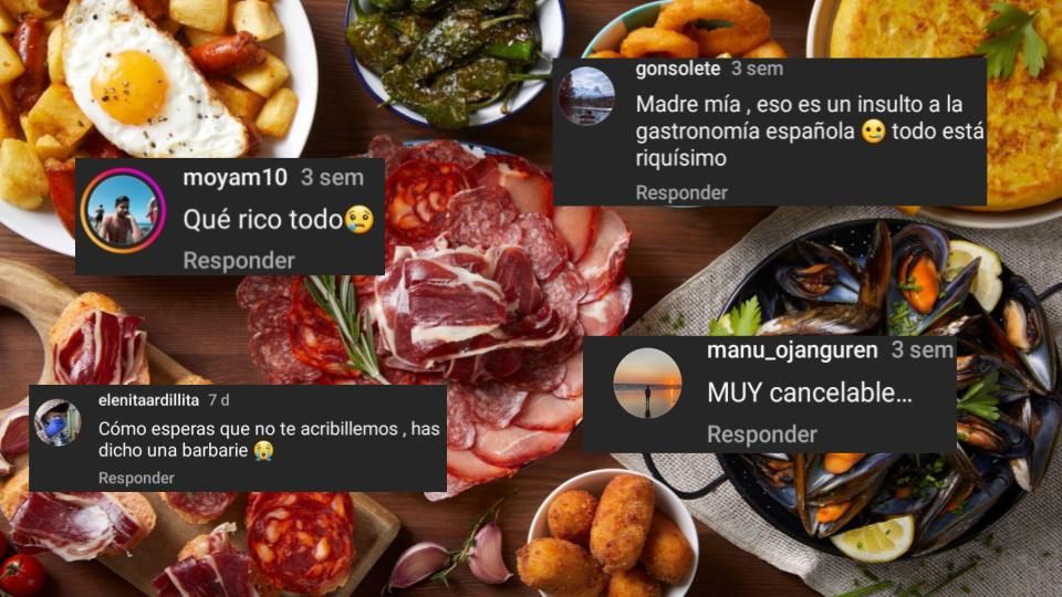 Una influencer lituana critica la comida española y sus seguidores responden