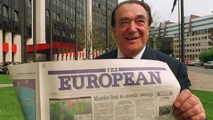 Robert Maxwell, padre de Ghislaine y magnate de la prensa misteriosamente muerto en Canarias en 1991. 