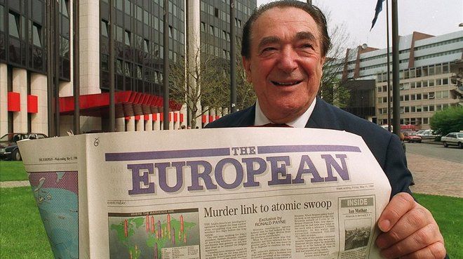 Robert Maxwell, padre de Ghislaine y magnate de la prensa misteriosamente muerto en Canarias en 1991.