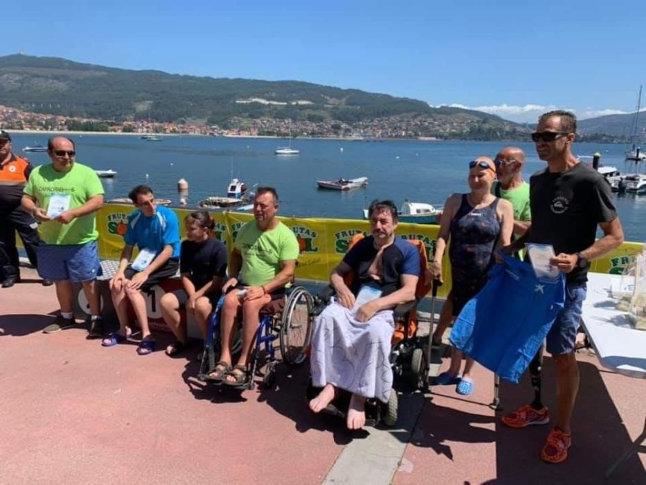 La Travesía a Nado de Moaña reúne a lo mejor del triatlón nacional