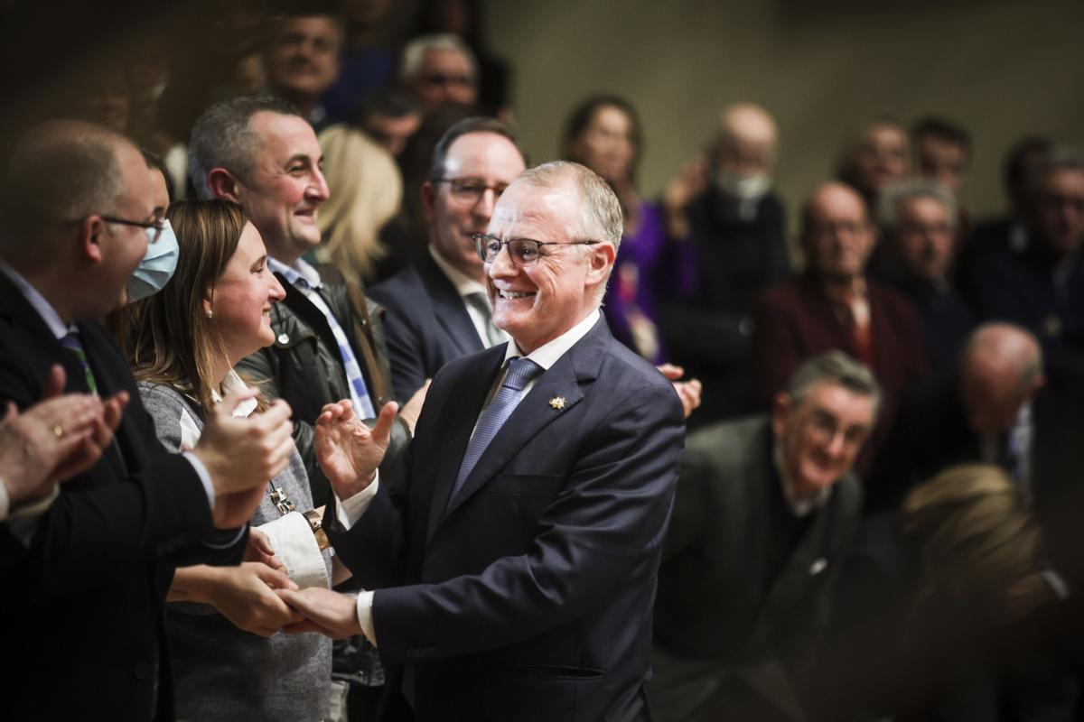 En imágenes: Feijóo presenta a Diego Canga como candidato del PP al Principado