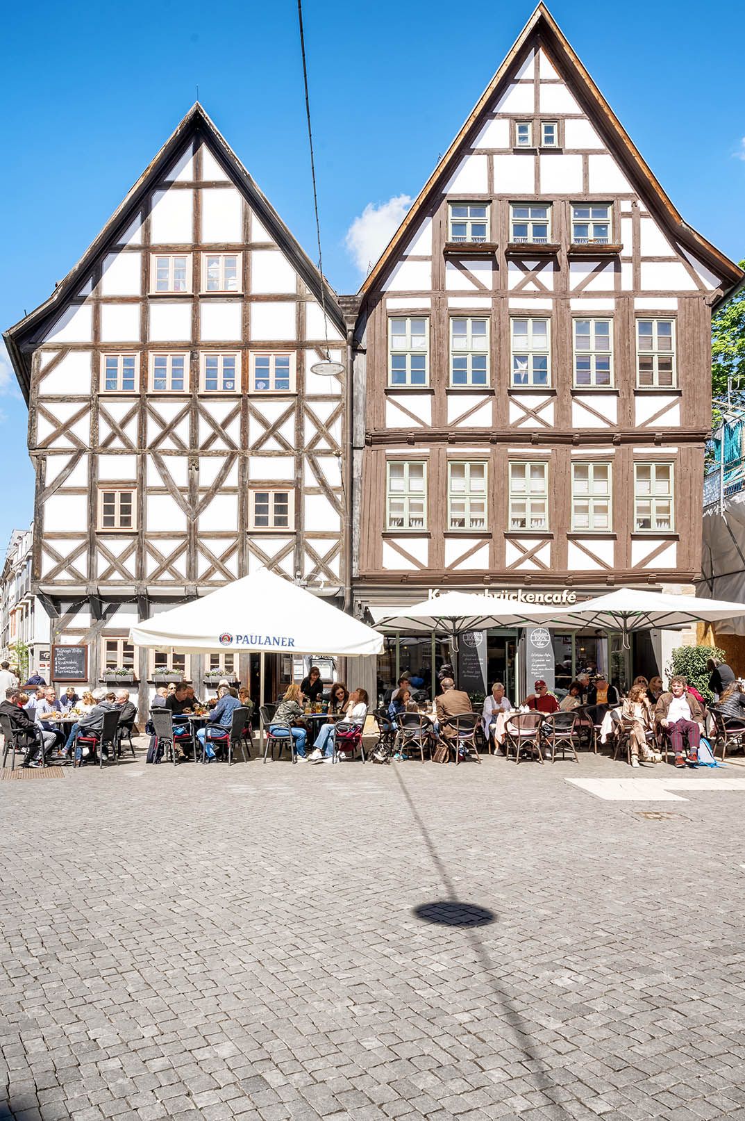 Casas tradicionales en Weimar.