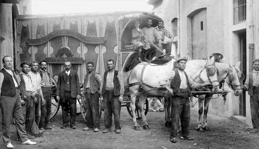 «Treballadors de l'agència de Transports Corcoy»