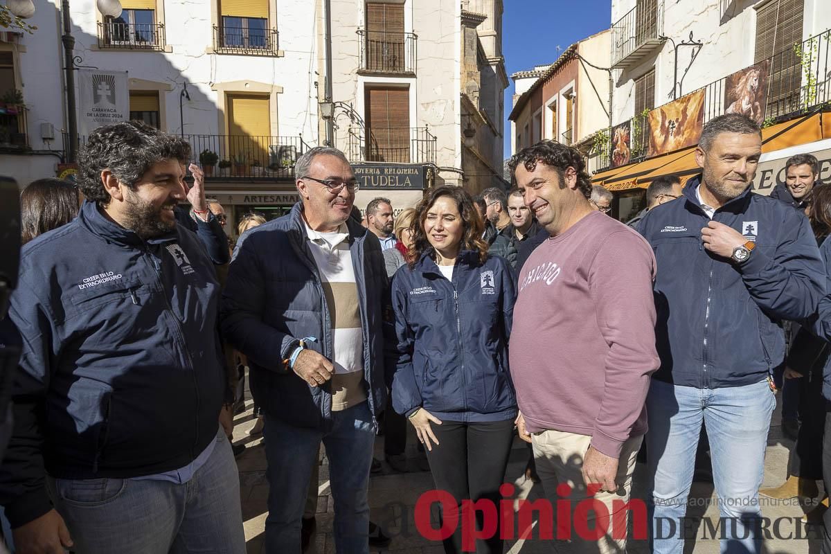 Así ha sido la visita de Isabel Díaz Ayuso a Caravaca de la Cruz