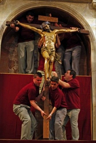 Besapié del Santísimo Cristo del Perdón en Murcia