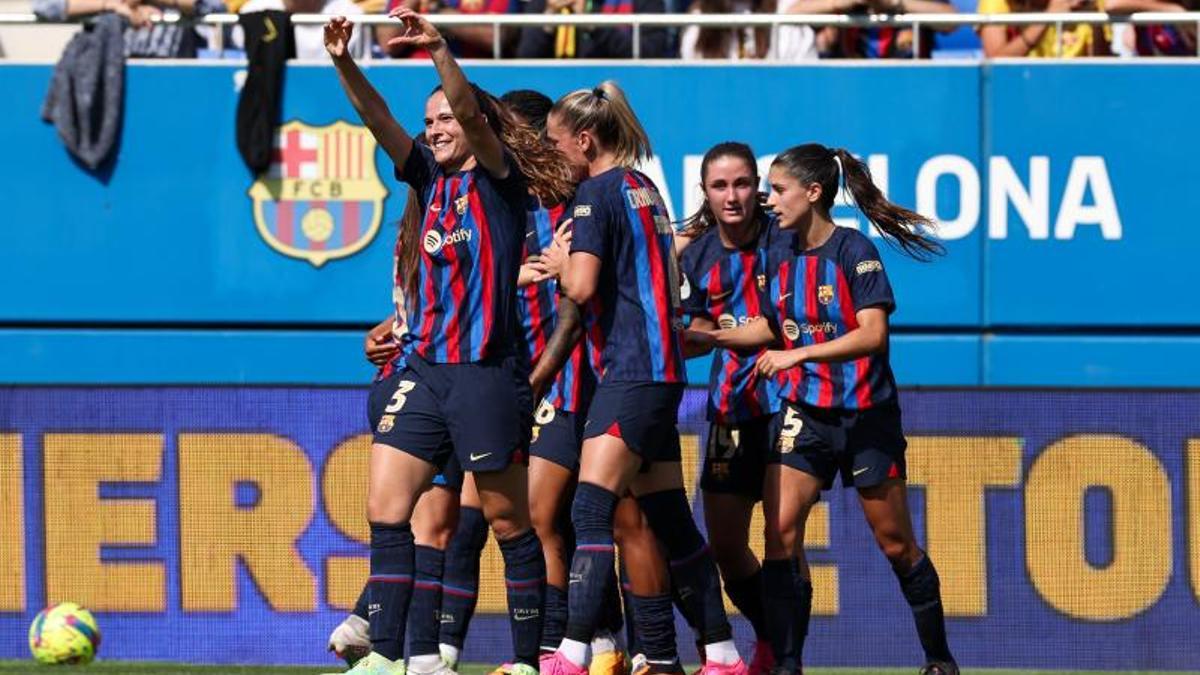 El Barça femenino, campeón de la Liga F