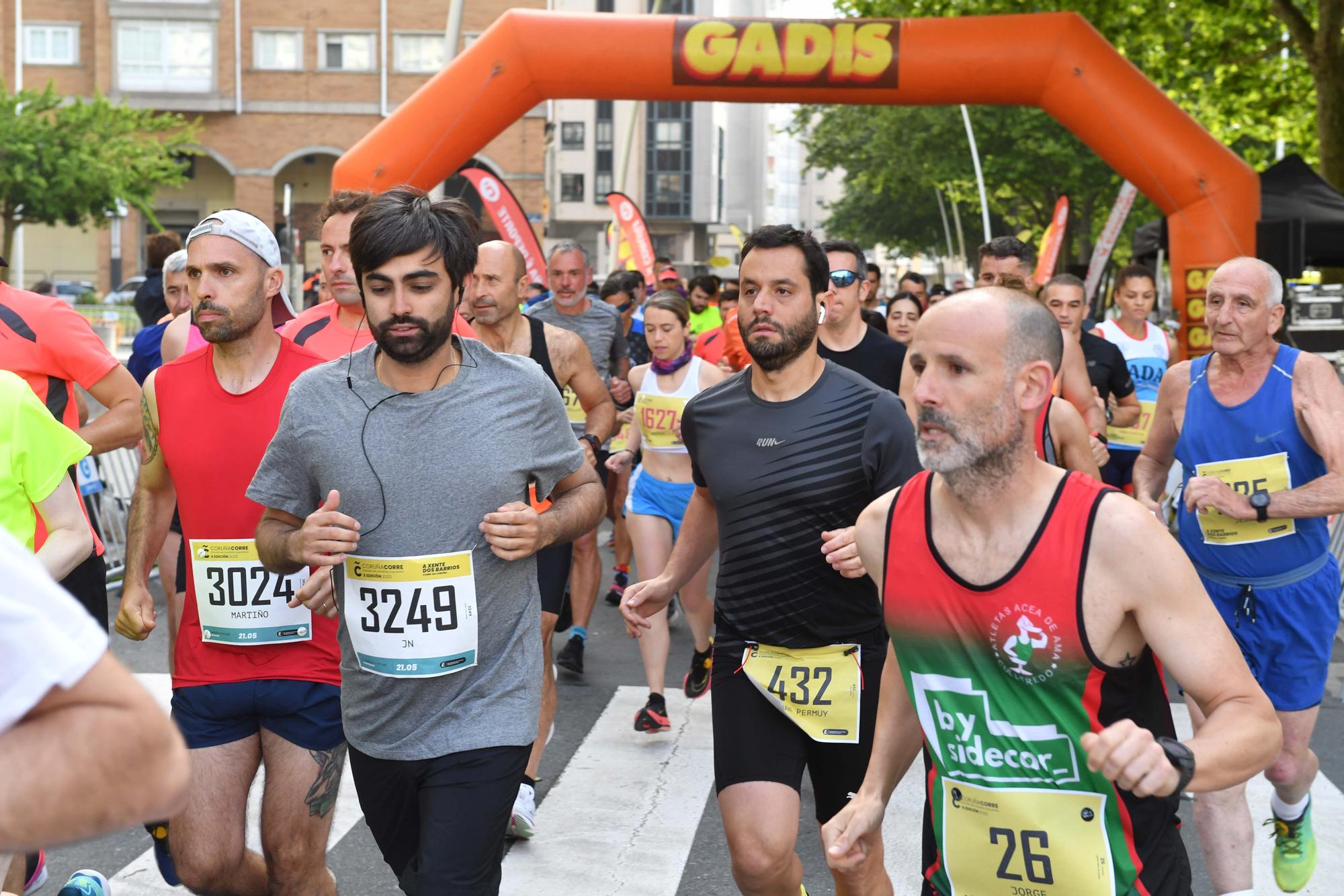 Carrera de Os Rosales del circuito Coruña Corre